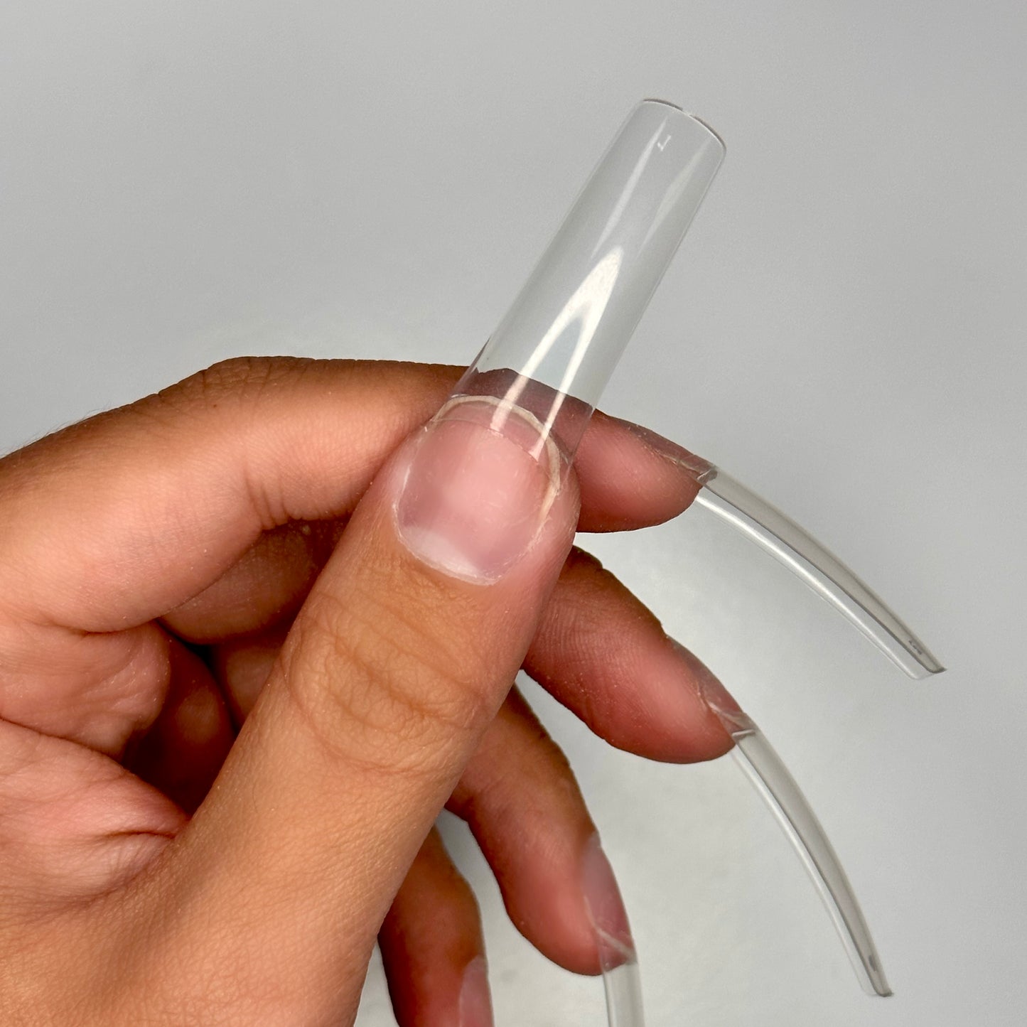 Natural Square Tips - Clear (Size 0-10)